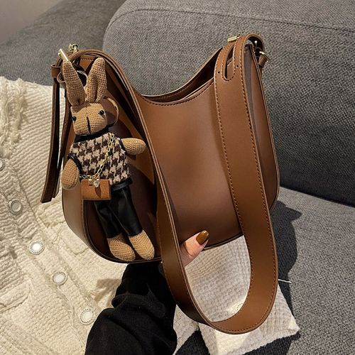 New fashion texture shoulder bag large capacity retro ladies messenger bag