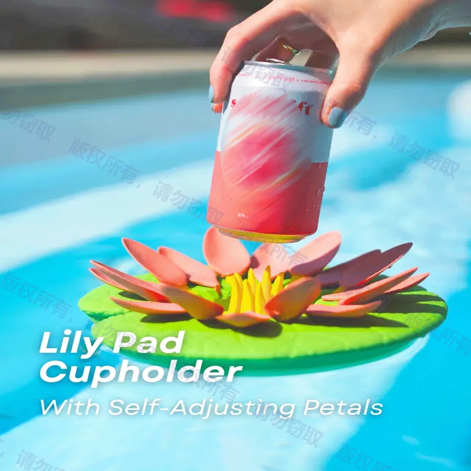 Hot sale bath pool wine glass soda can holder