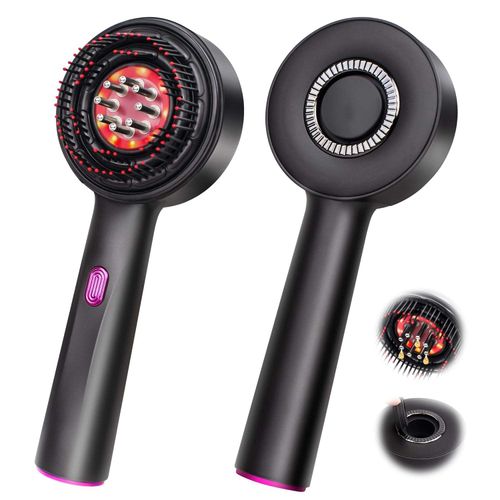 Red Light Hair Care Comb Scalp Massager Rotating Generator Kneading Massage Device Medicating Scalp Generator