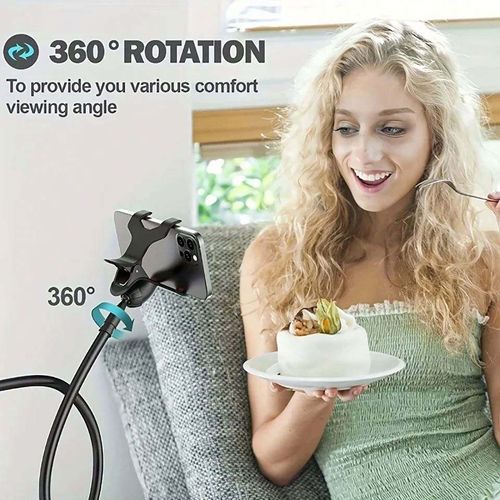 Universal Mobile Phone Holder Flexible Adjustable Cell Phone Clip Lazy Holder Home Bed Desktop Mount Bracket Smartphone Stand