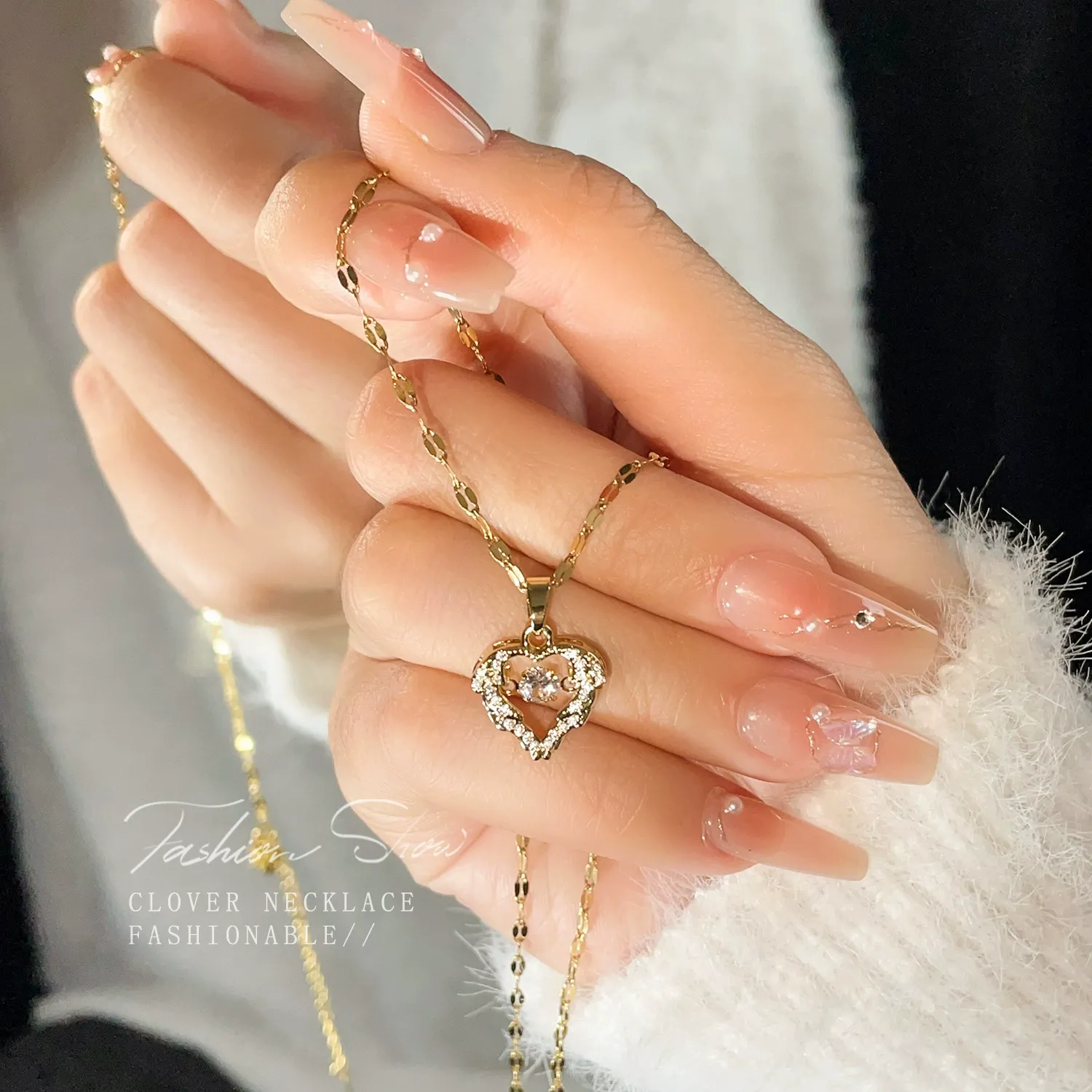 New dynamic Ocean Heart Necklace for Women