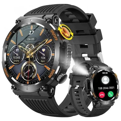 HT17 for Bluetooth Smart Watch Custom Dial IP67 IPSS Multi-Sport Compatibility Silica Gel Heart Rate Blood Pressure Answer Call