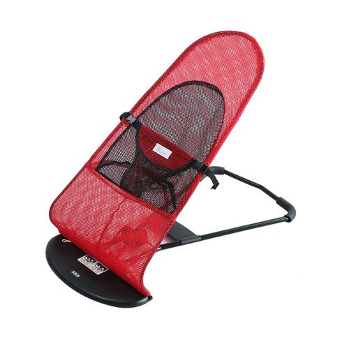 Baby rocking chair sofa spring small recliner breathable mesh stainless steel rocking chair