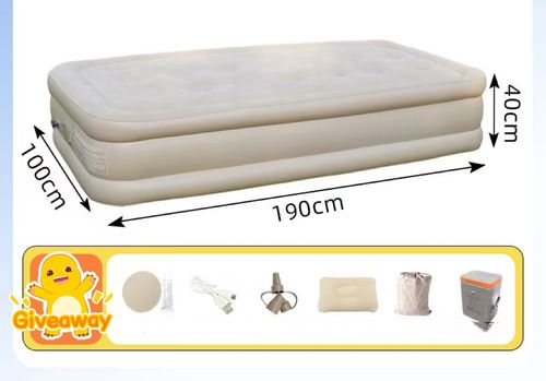 Air Cushion Bed with a Built-in Air Pump is perfect for any space