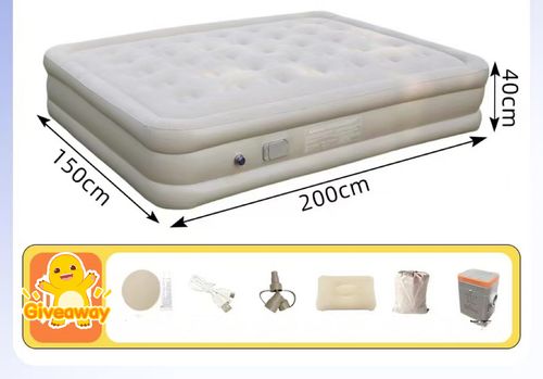 Air Cushion Bed with a Built-in Air Pump is perfect for any space