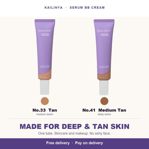 KAILINYA Cover Serum BB Cream — Blurs Spots & Marks, No White Cast