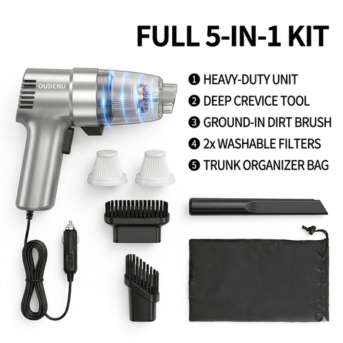 OUDENU™  - Heavy-Duty Deep Cleaner + 12V High Suction