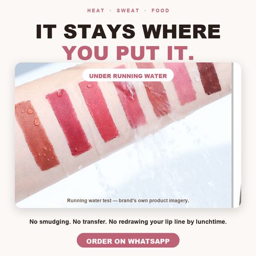 W3W Waterproof Lip Liner — Long-Lasting, Non-Drying, Made for Deep Lips