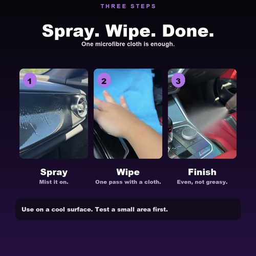 Car Interior Cleaner Spray — 100ml. 50% OFF today only.