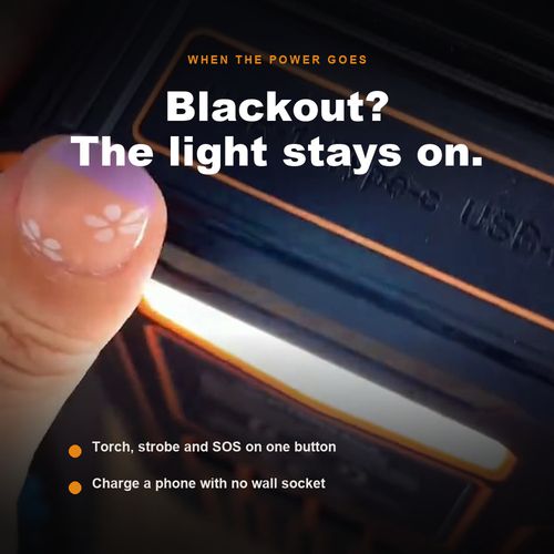 20000mAh Solar Power Bank — 50% OFF today only.