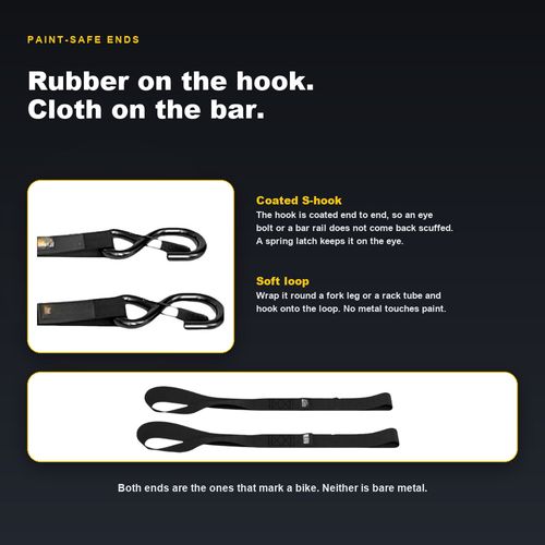 2-Piece Retractable Tie-Down — 25 mm × 3 m. 50% OFF today only.