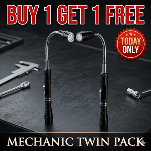 MechPro™ - Magnetic Telescopic Flashlight + 360° Bendable Neck