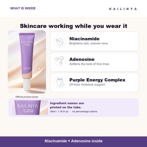 KAILINYA Cover Serum BB Cream — Blurs Spots & Marks, No White Cast