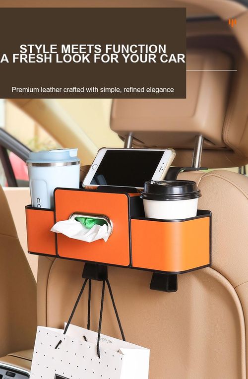 Multifunctional Vehicle Seat-Back Rack