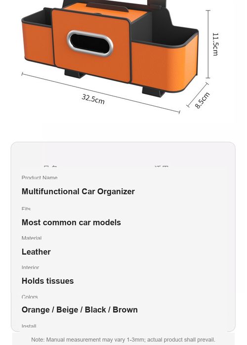 Multifunctional Vehicle Seat-Back Rack