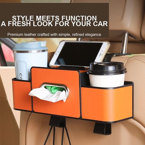 Multifunctional Vehicle Seat-Back Rack