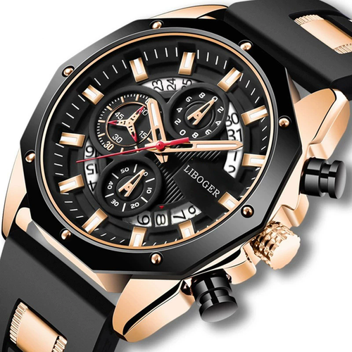 Men Watches Fashion Outdoor Waterproof Men's Sport Quartz Watch With Chronigraph