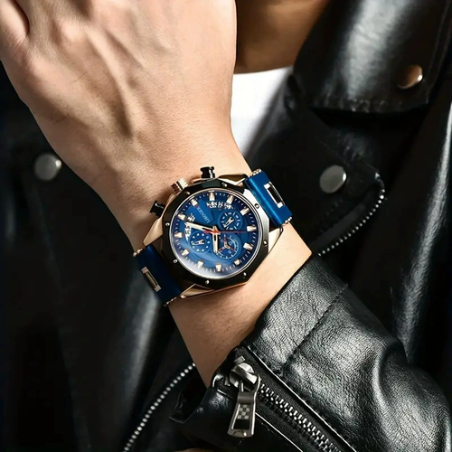 Men Watches Fashion Outdoor Waterproof Men's Sport Quartz Watch With Chronigraph
