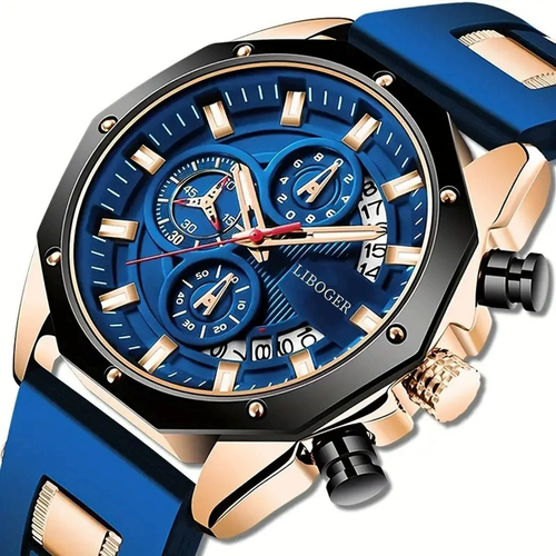 Men Watches Fashion Outdoor Waterproof Men's Sport Quartz Watch With Chronigraph