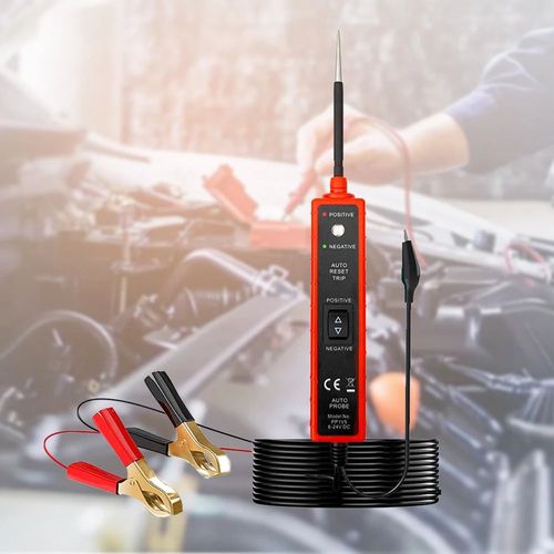 Power Circuit Probe Tester, 6-24V DC Automotive Original Short Circuit Test Light, Automotive Continuity Tester, Professional Car Power Circuit Tester, Car Accessories