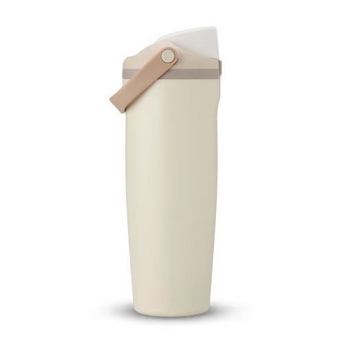 Owalaa 40oz Large Capacity Insulated Cup - 304 Stainless Steel Double-Walled Tumbler with Dual-Drinking Spout & Straw, Portable Handheld Travel Mug for Car & Fruit
