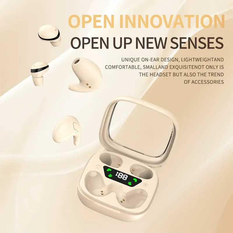 2-in-1 Dual Wireless Bluetooth Earbuds - Ultra-Small Mini Sleep Headphones, Extra-Long Battery Life, Universal for Men & Women, Comfortable In-Ear Earphones for Daily Use & Sleeping