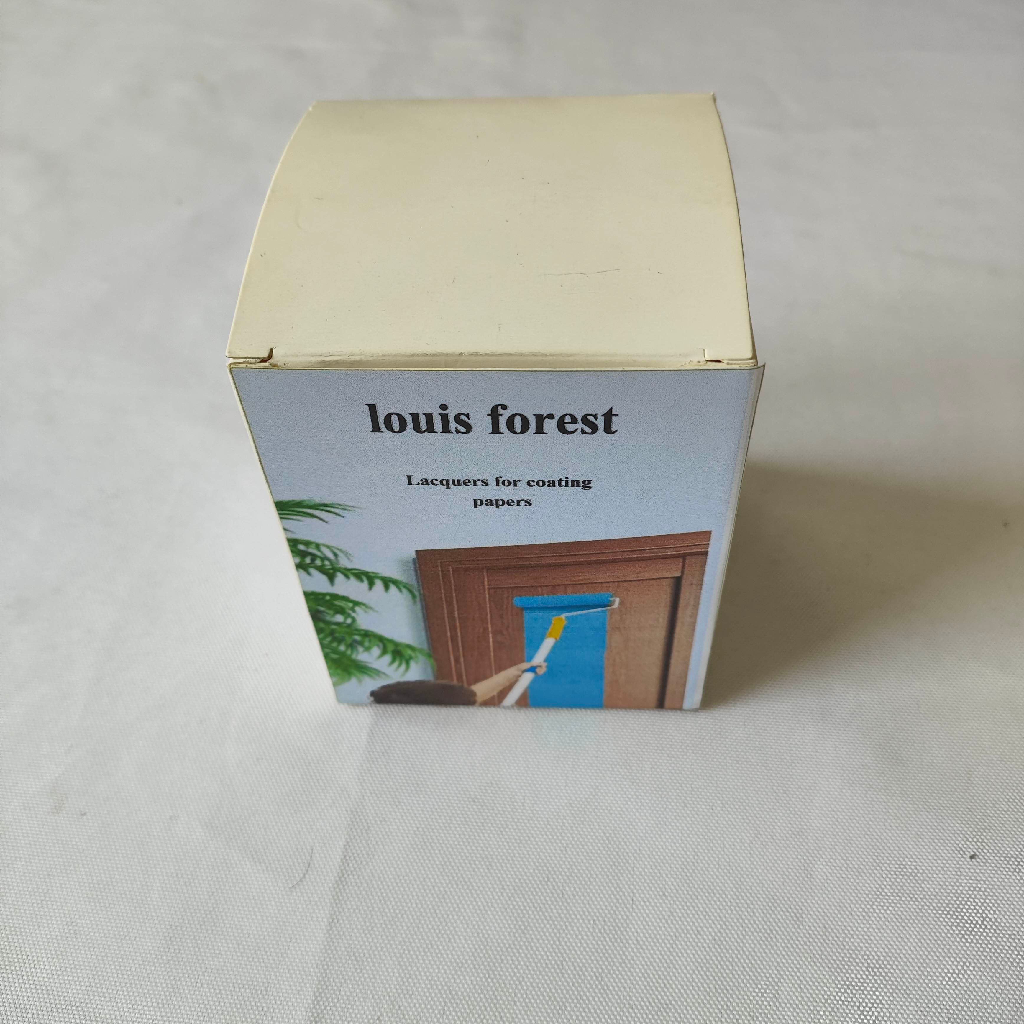 louis forest Lacquers for coating papers Clear polypropylene water-based protective topcoat gloss