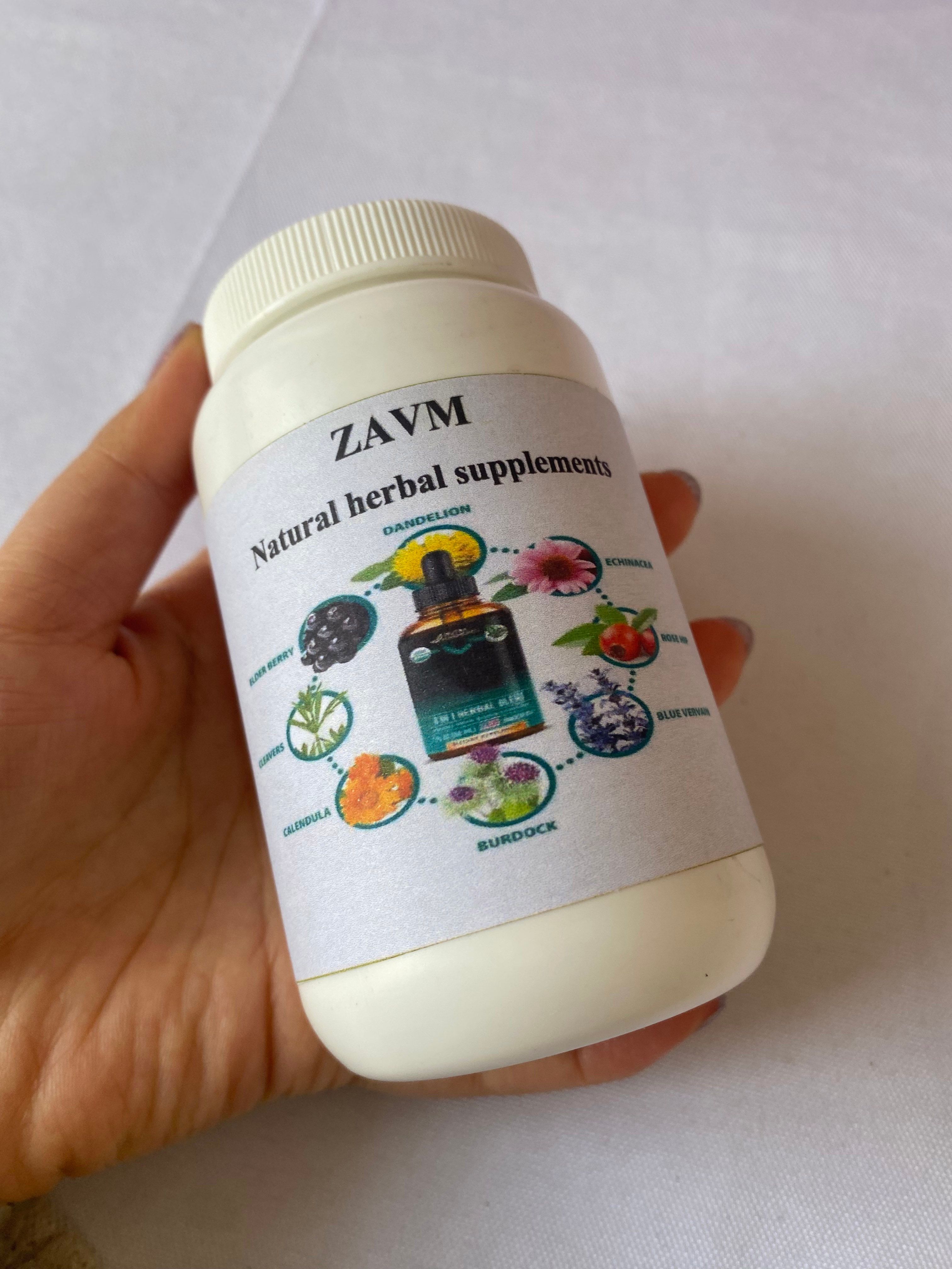 ZAVM Natural herbal supplements Herbal Supplement Root Powder & Extract – 100 Capsules – Vegan, Non-GMO, Gluten-Free