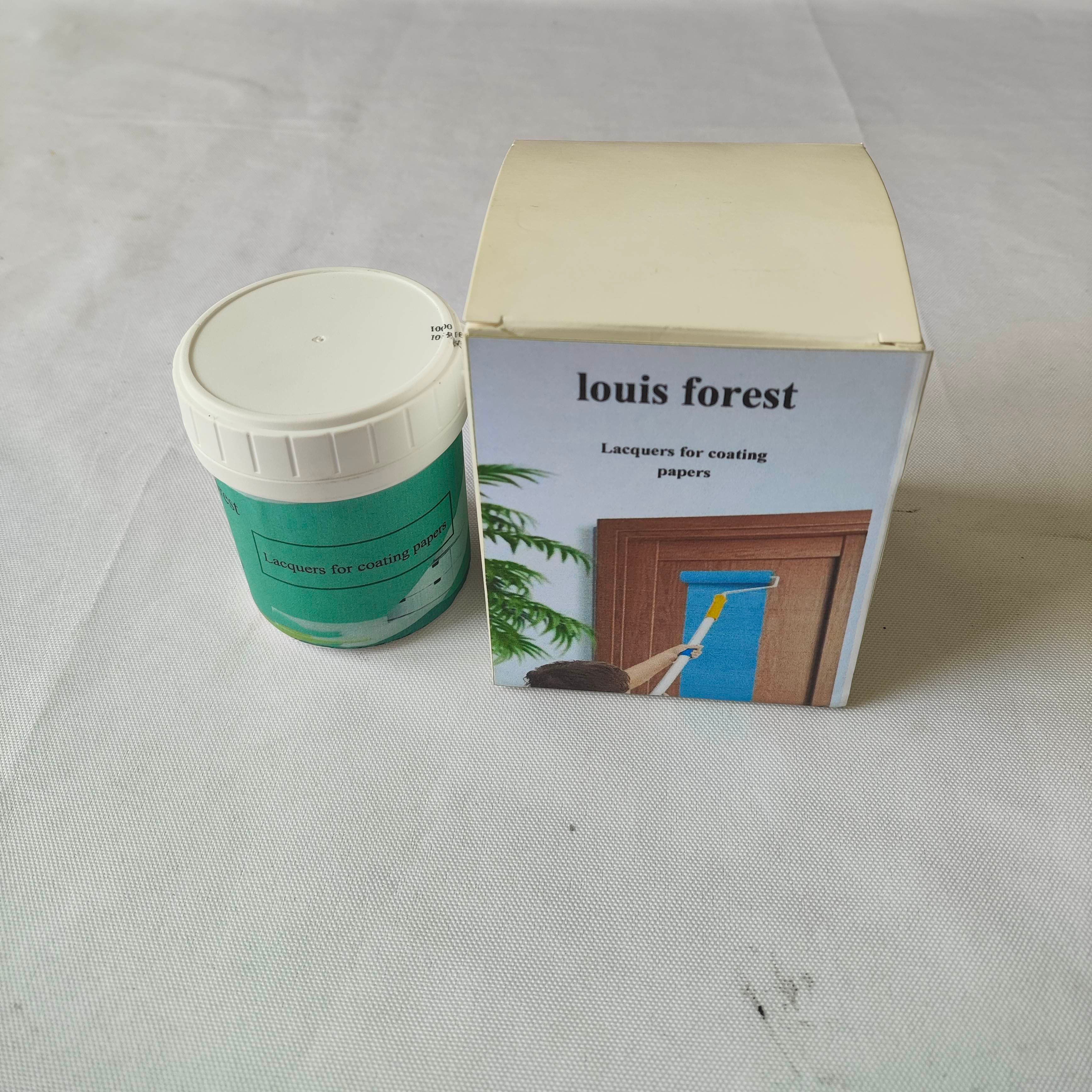 louis forest Lacquers for coating papers Clear polypropylene water-based protective topcoat gloss