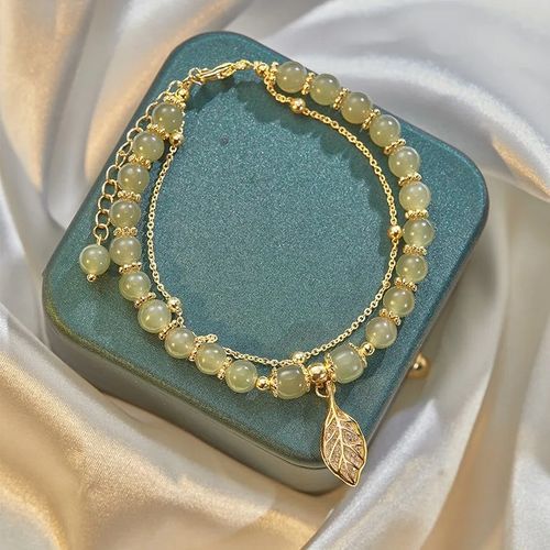 Natural Hetian Jade Women's Bracelet