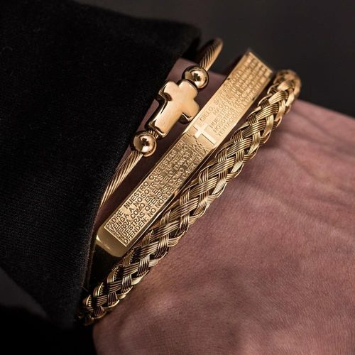 sundial sequence stacked bracelet