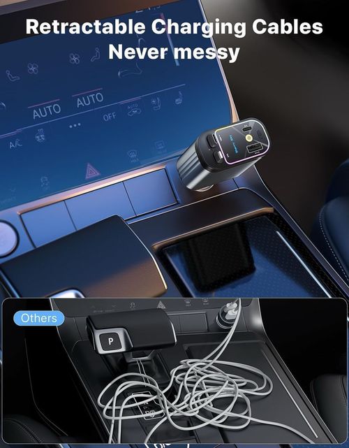 Retractable Star Car Charger with Fast Charging ✨