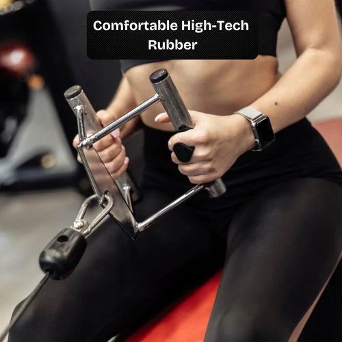 Anti-Slip Ergonomic Hand Grips (1 Pair) - Black Color