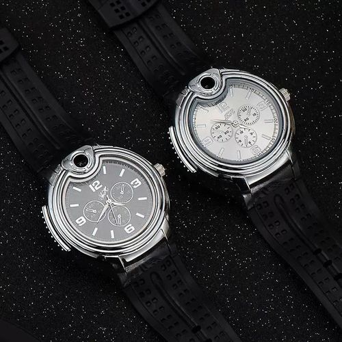 Watch Lighter Windproof Gas Torch Lighter Multi-function Refillable Cigarette Gas Lighter