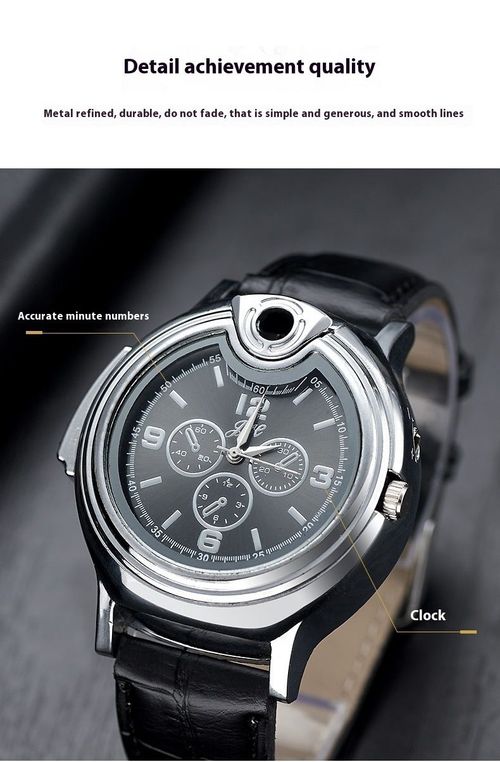 Watch Lighter Windproof Gas Torch Lighter Multi-function Refillable Cigarette Gas Lighter