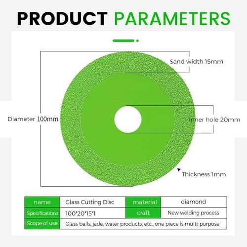 🔥Eco-friendly glass cutting discs with German craftsmanship🔥