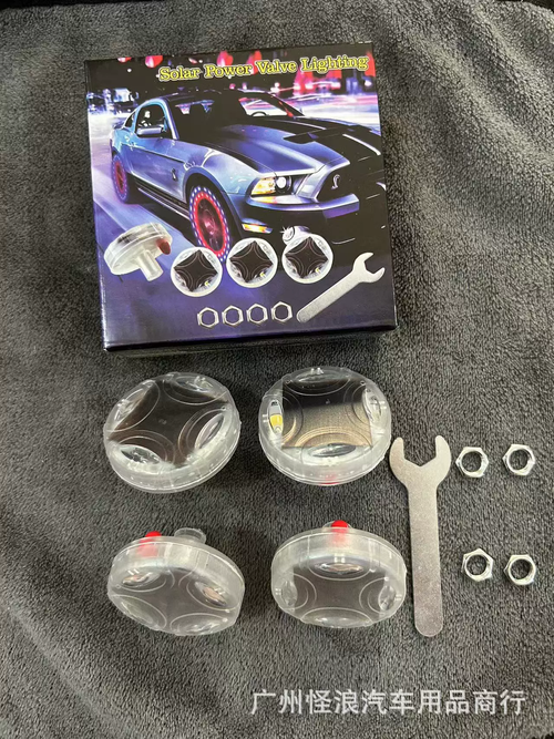 Car motorcycle tire light solar led valve cap light wheel decorative light flash light colorful wind turbine