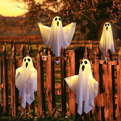 👻👻Halloween Glowing Ghost Chandelier