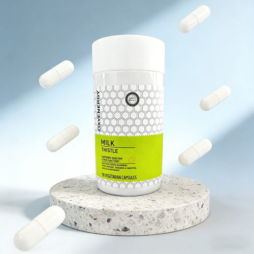 Milk thistle capsules are an adult liver detox supplement.