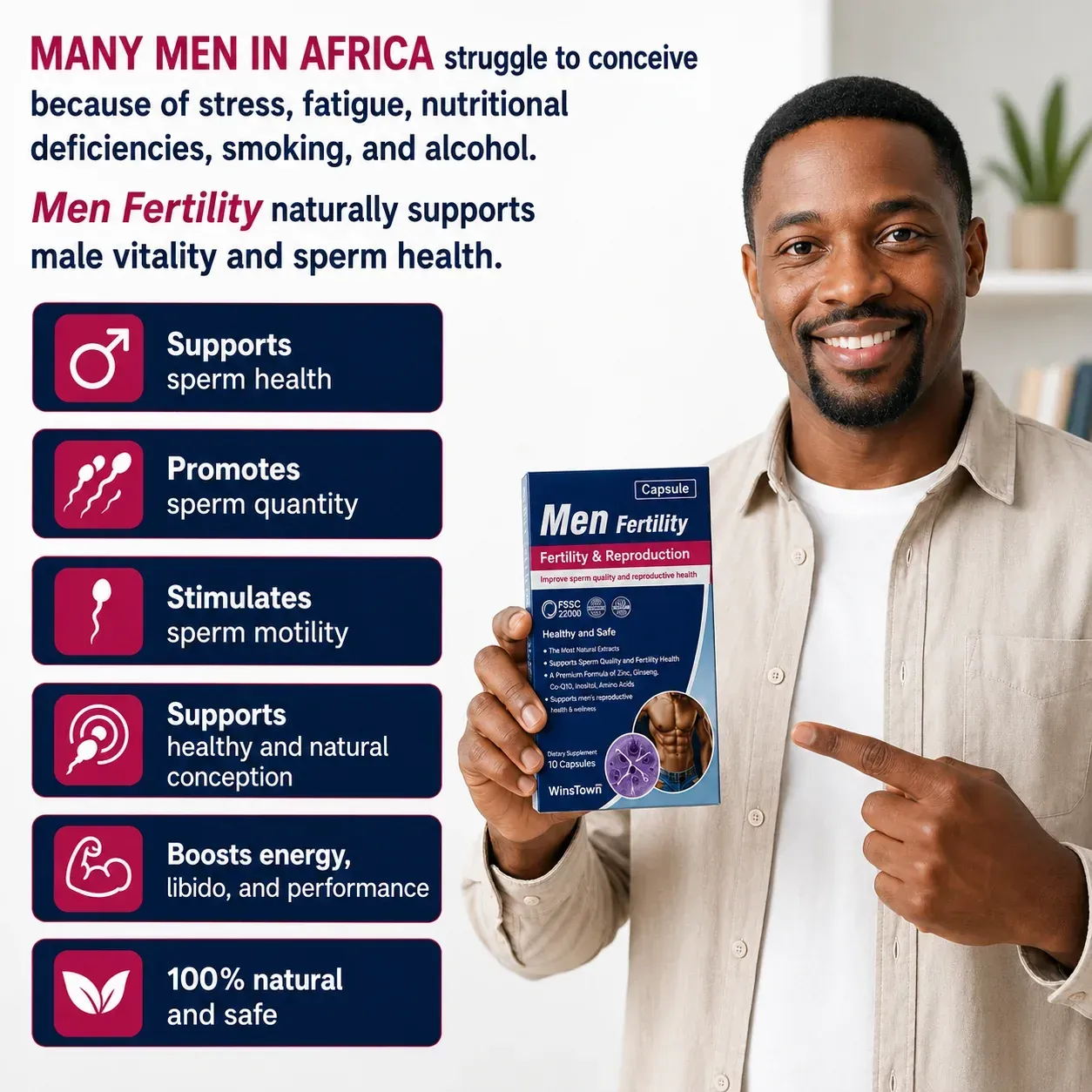 Capsule Fertility Male Premium