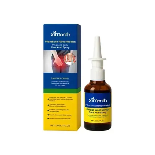 which is equivalent to one treatment course.Say goodbye to perianal swelling and burning sensations - ximonth perianal care spray: A gentle plant-based formula combined with a portable spray design, making it easy to achieve comfortable repair and daily perianal care suitable for multiple areas.