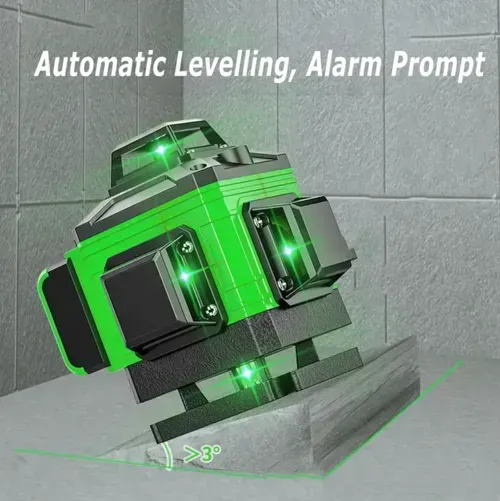 🔥SALE 49% OFF！！-🔥8-channel green light is extremely clear, automatic leveling is just around the corner, water-resistant, dust-proof and durable. With IP54 protection, it can withstand use in construction sites and home renovations. The construction accuracy is on par with the ceiling. With it, even novice builders can instantly become experts. Whoever uses it will love it!