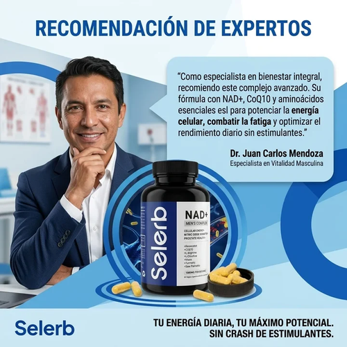 Selerb NAD+® Cellular Energy, Prostate Support, and Male Performance. Don't wait any longer—boost your daily performance now.