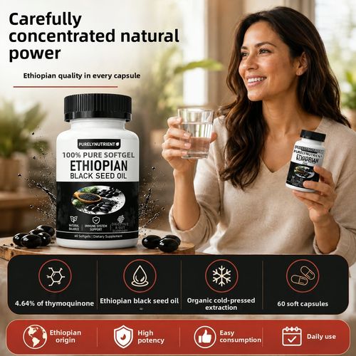 100% Pure Ethiopian Black Seed Oil – Boosts immunity, promotes digestion, and balances bodily functions – Start today!