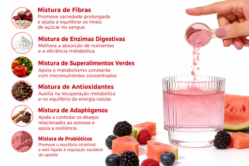 NEWELLME Happy Cleanse – Suplemento em Pó com Superalimentos, Probióticos, Enzimas Digestivas e Moringa – Probióticos e Prebióticos para Limpeza e Saúde Intestinal e Apoio à Imunidade🌿