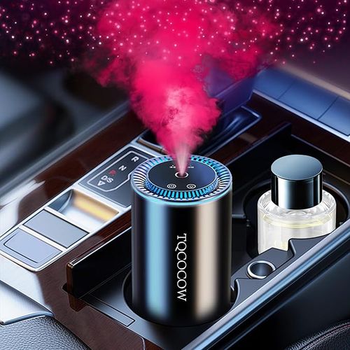 Smart Car Air Freshener Diffuser with Starry Sky Projection and 50ml Perfume