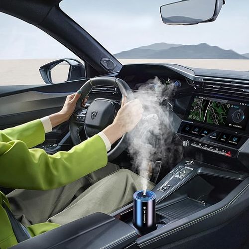 Smart Car Air Freshener Diffuser with Starry Sky Projection and 50ml Perfume