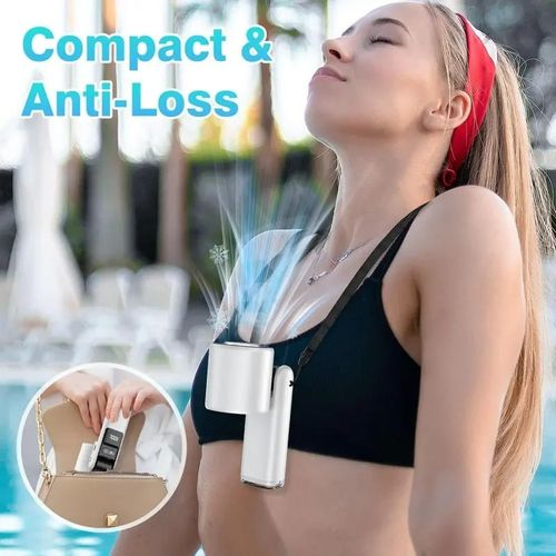 🌞Summer Hot Sale 49% OFF - Multifunction Portable Handheld Turbo Ice-Cooling Fan | AC-Like Gel Pad Tech, 5 Gears