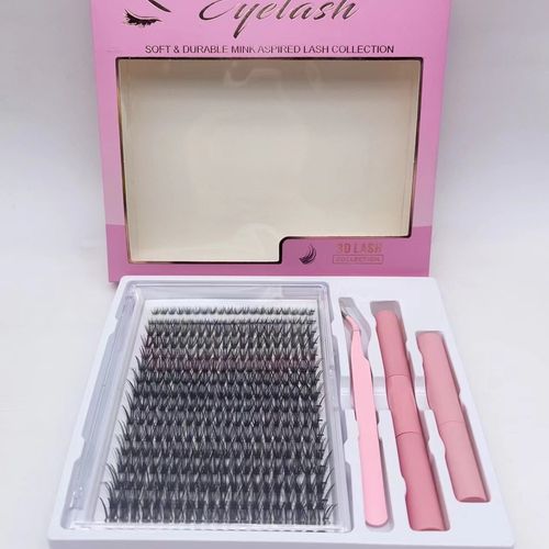Lash clusters 0.07mm mix 280 clusters false eyelash 20D 30D 40D individual lashes cluster DIY eyelash extensions at home