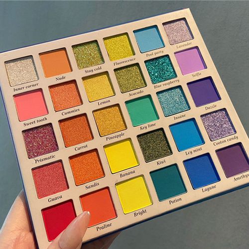 30 color matte eye shadow palette pearly glitter eye shadows pallets